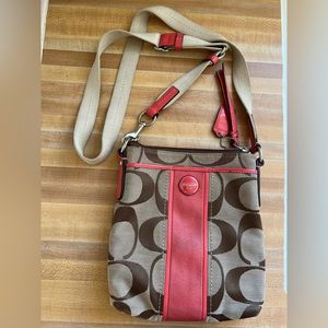 Coach crossbody & coin pouch